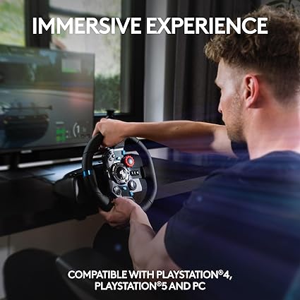 Logitech G29 Driving Force Racing Wheel & Floor Pedals – Black