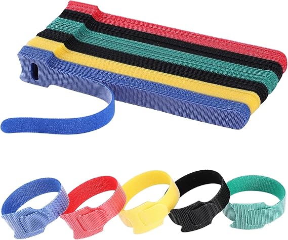 120PCS 6-Inch Reusable Cable Ties – Multi-Purpose Cord Organizer